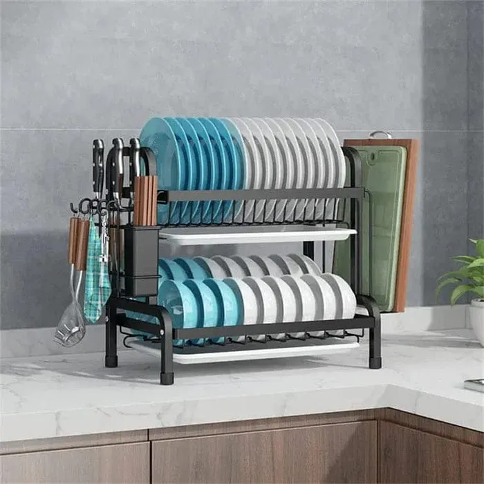 2 Layer Multi DISH Draining Rack