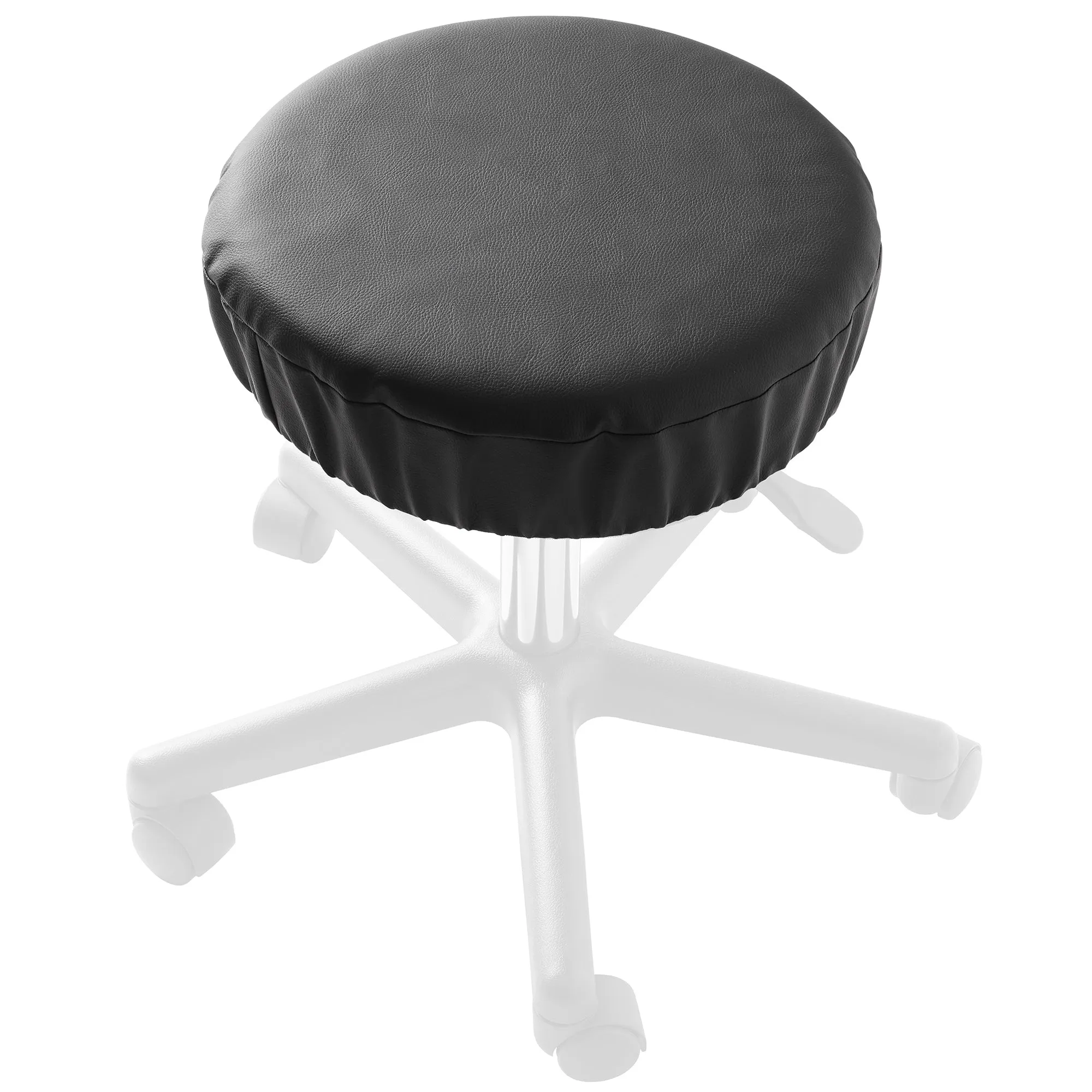 2-Pk Round Stool Seat Cover, Slipcover for Swivel Chair