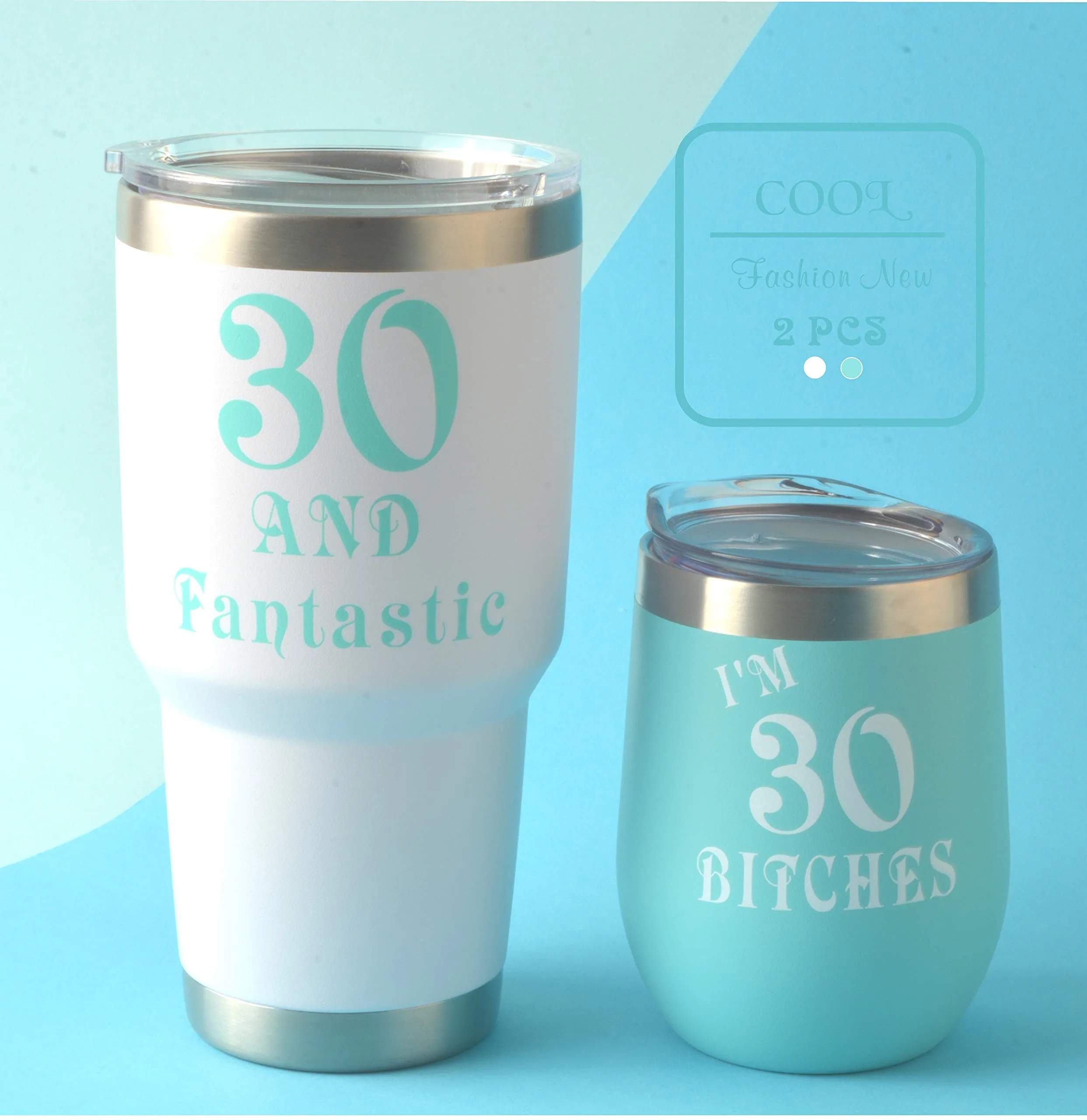 30th Birthday Gifts for Women, 30 and Fabulous Tumbler, 30 and Fabulous Tumbler for Women