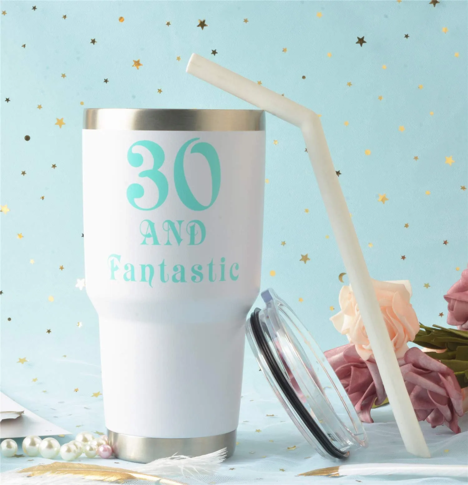 30th Birthday Gifts for Women, 30 and Fabulous Tumbler, 30 and Fabulous Tumbler for Women