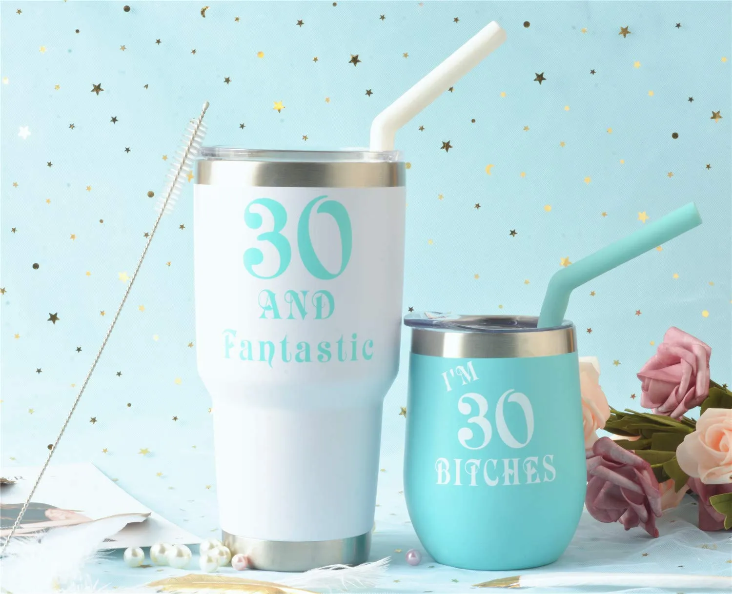 30th Birthday Gifts for Women, 30 and Fabulous Tumbler, 30 and Fabulous Tumbler for Women