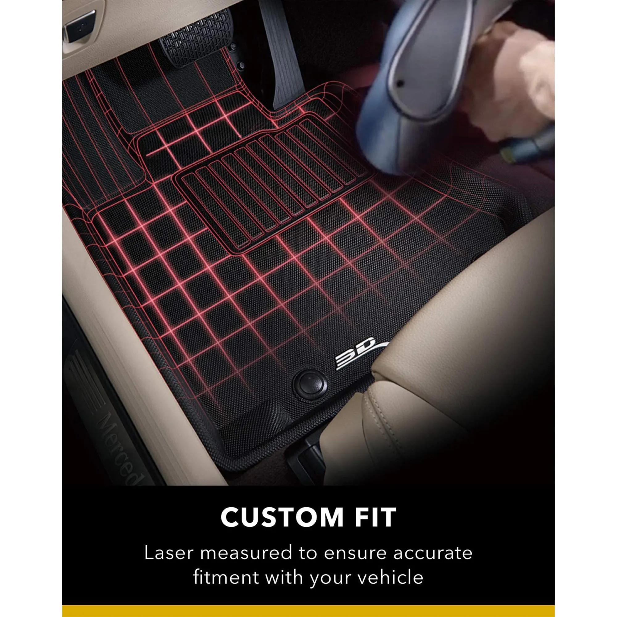 3D MAXpider Kagu Series Custom Fit Floor Liner Set for Mustang Mach-E (Open Box)