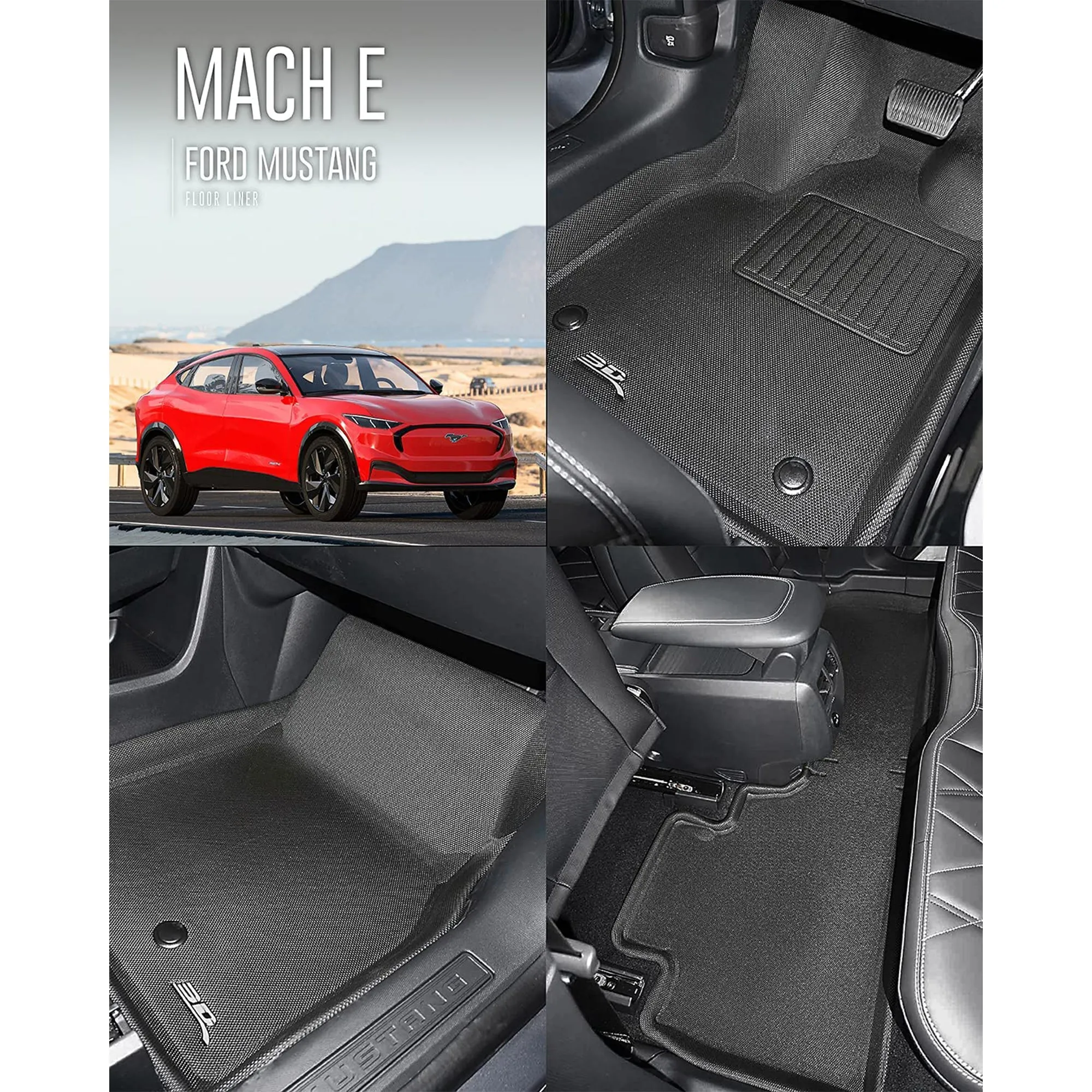 3D MAXpider Kagu Series Custom Fit Floor Liner Set for Mustang Mach-E (Open Box)