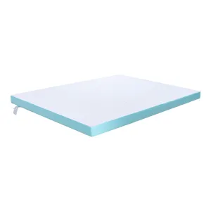 4" Gel Infused Dual Layer Mattress Topper, Full, Gominimo