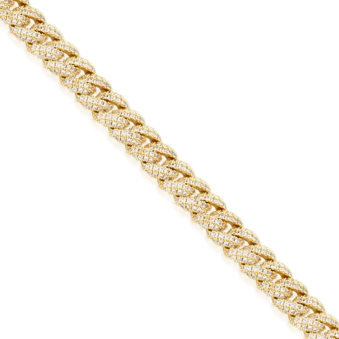 8mm Iced Miami Cuban Link Choker Chain