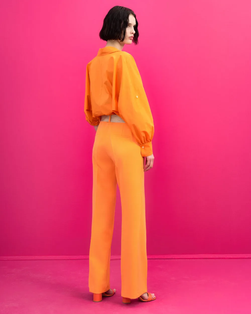 Access Straight Leg Orange Pants