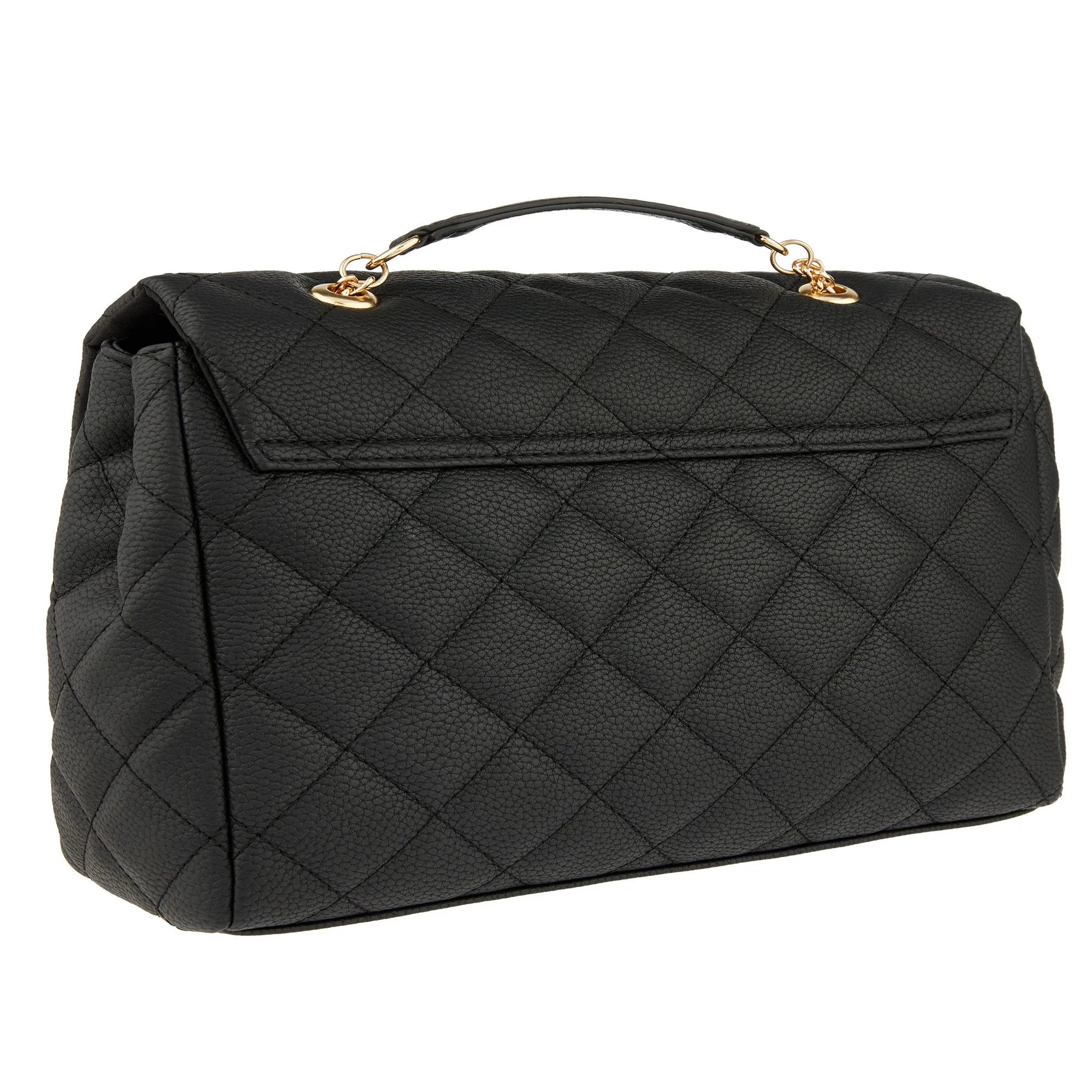 Accessorize London Women's Magda Oversized Black Sling Bag