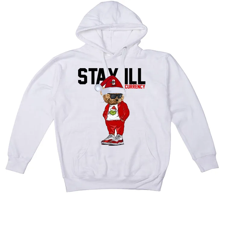 Air Jordan 11 “Cherry” White T-Shirt (Stay ill Bear)