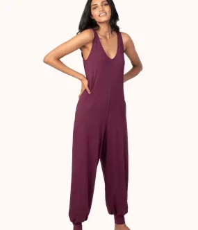 All-Day Jumpsuit: Plum