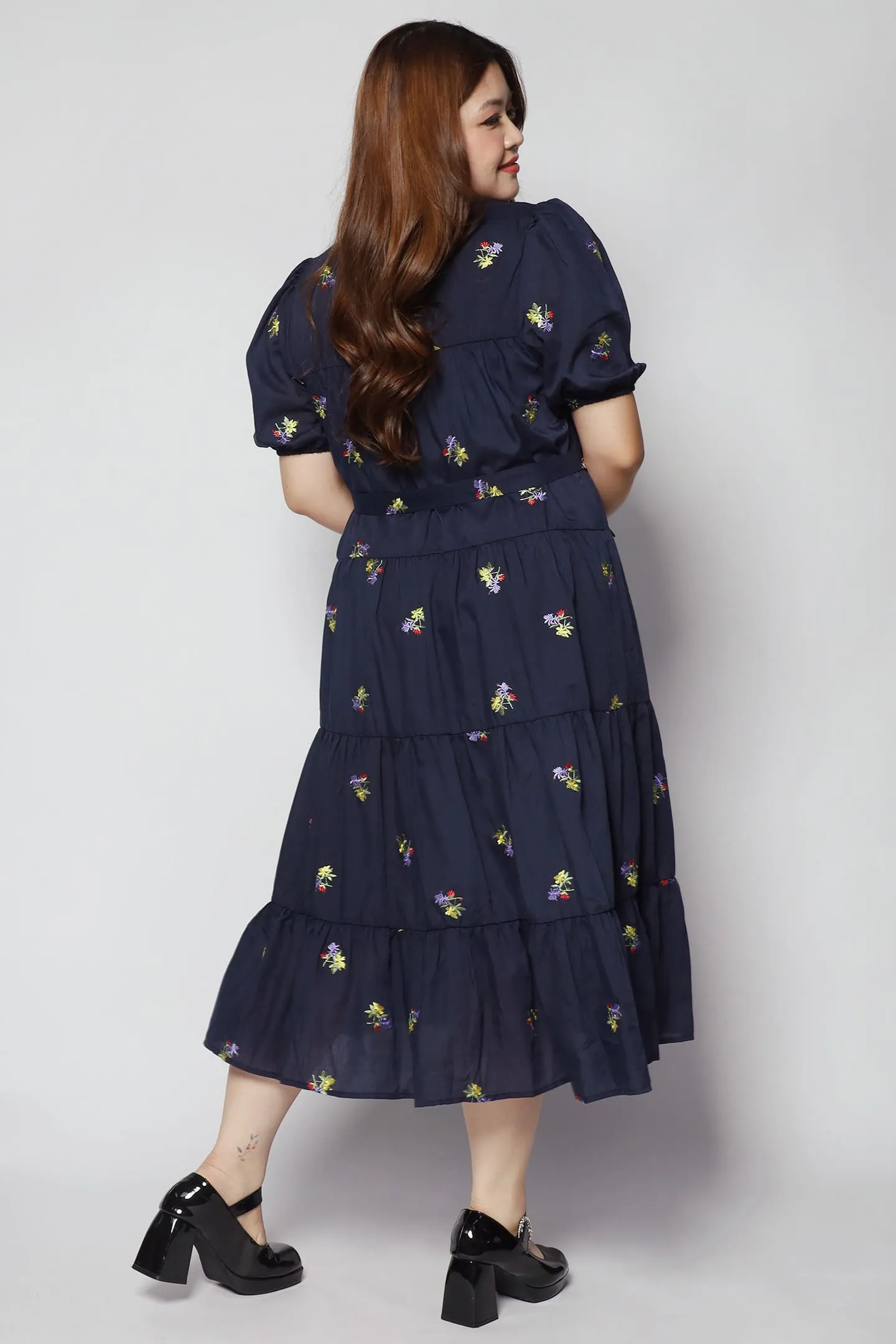 Backorders Sydney Dress in Holly Embroidery