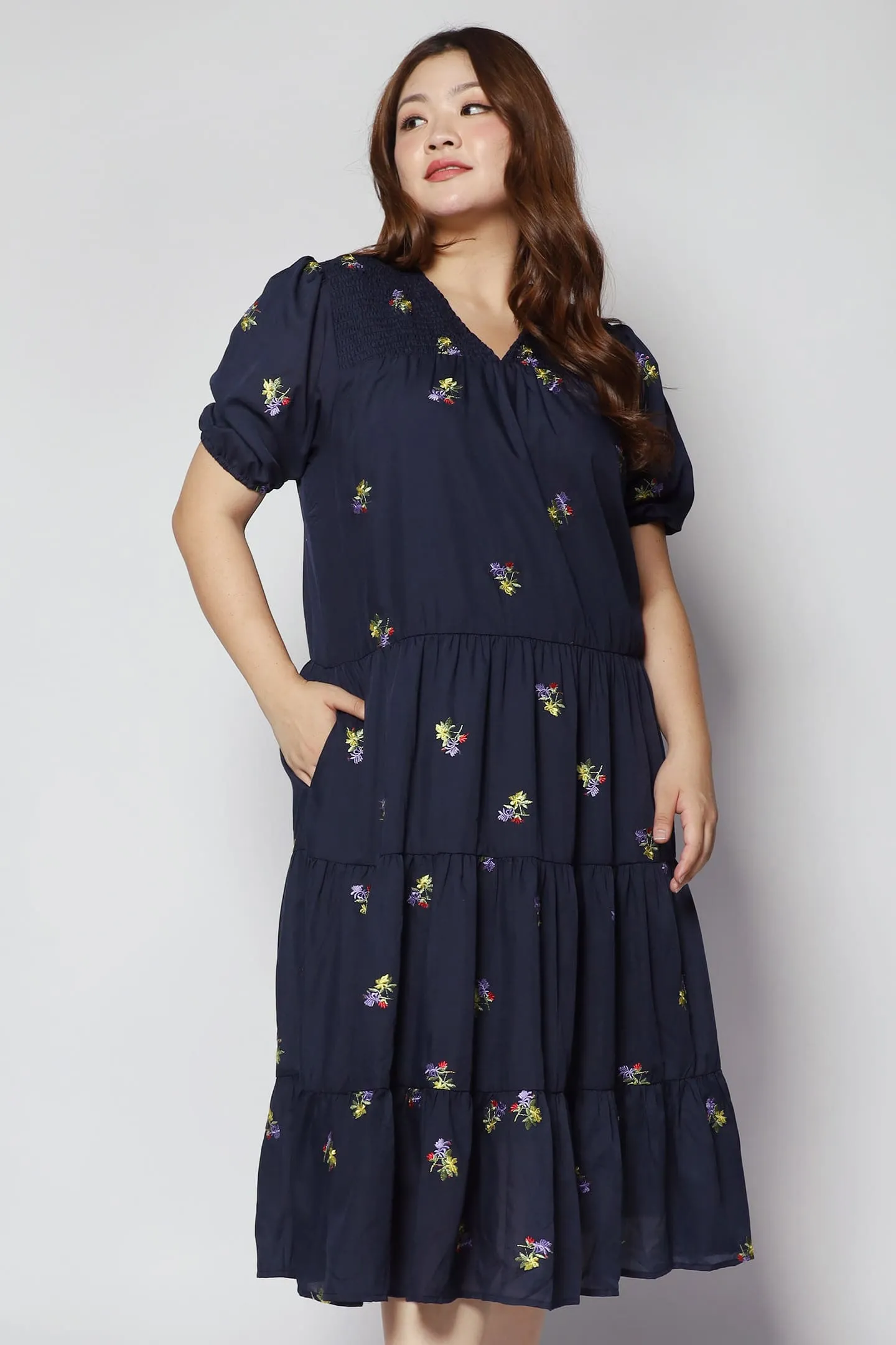 Backorders Sydney Dress in Holly Embroidery