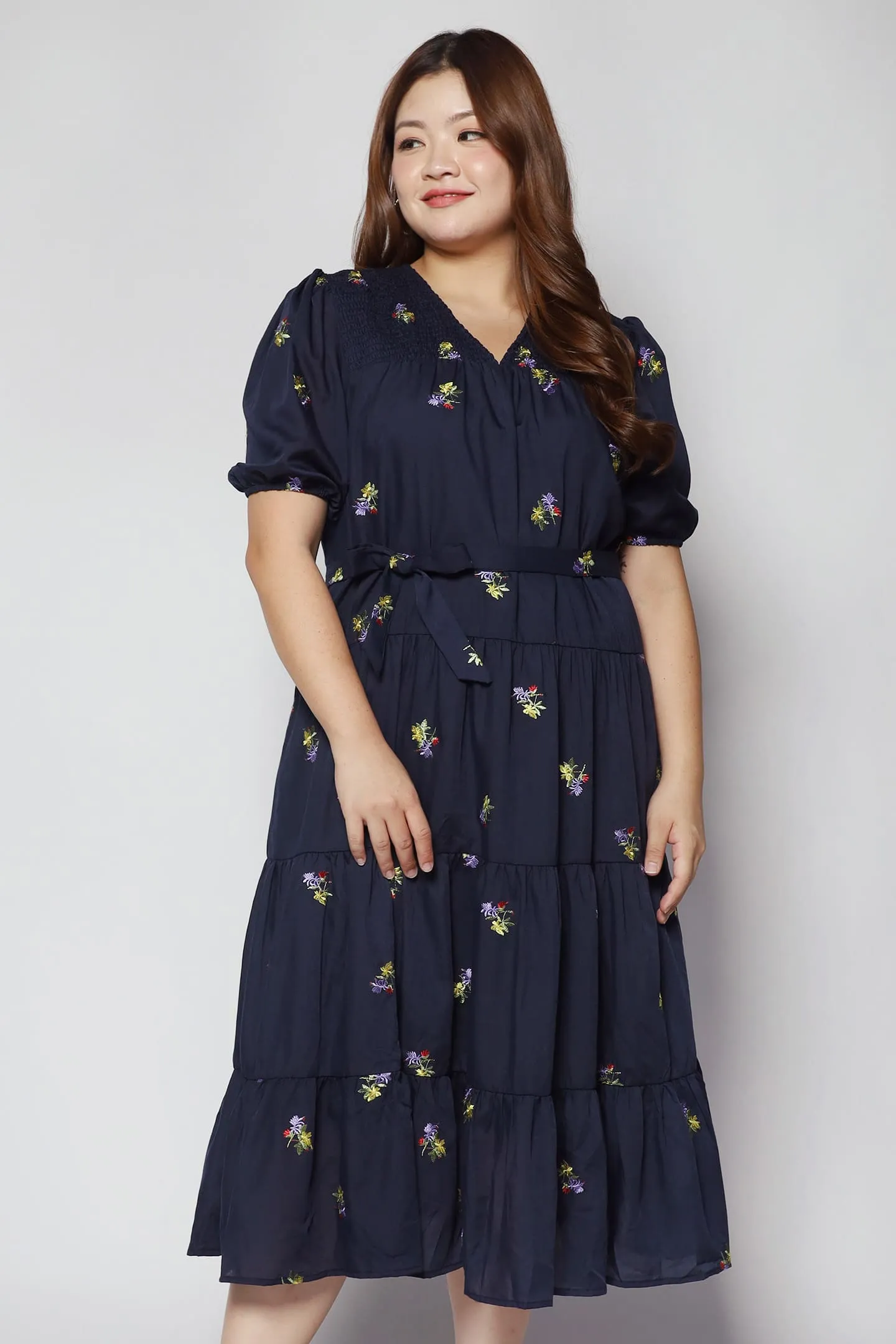 Backorders Sydney Dress in Holly Embroidery