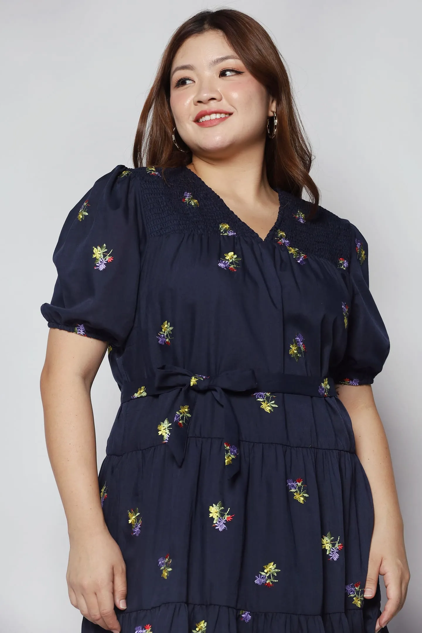 Backorders Sydney Dress in Holly Embroidery