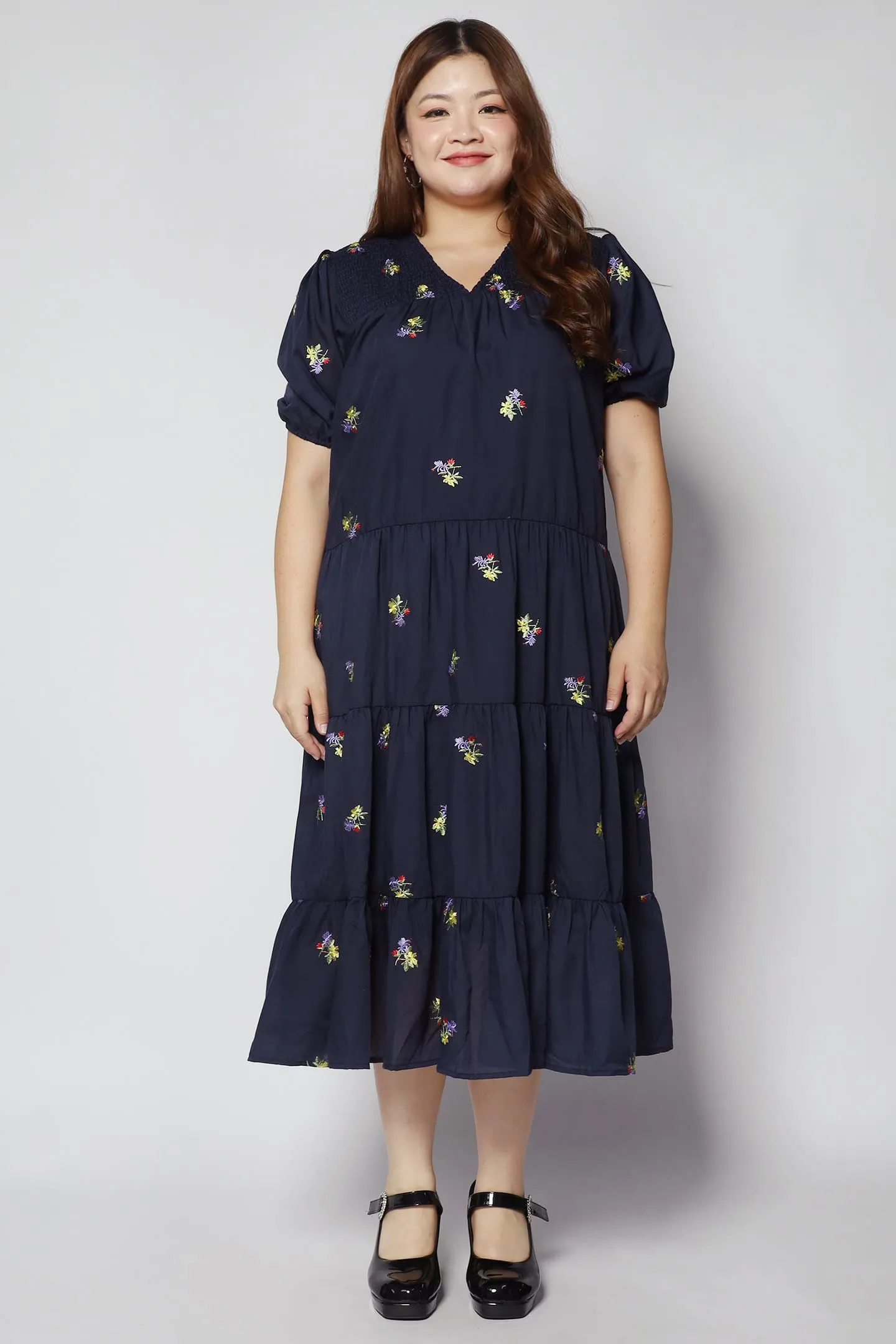 Backorders Sydney Dress in Holly Embroidery