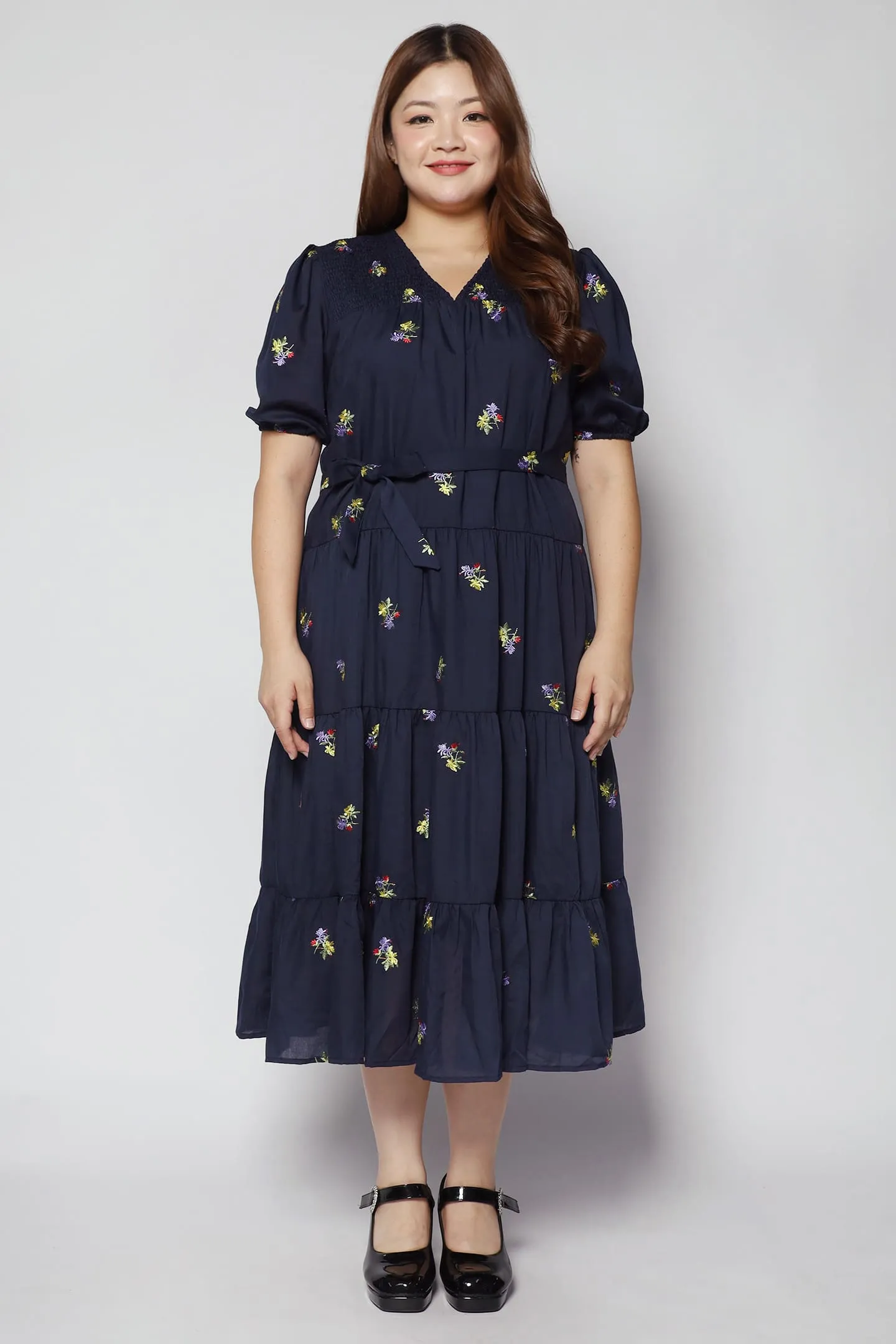 Backorders Sydney Dress in Holly Embroidery