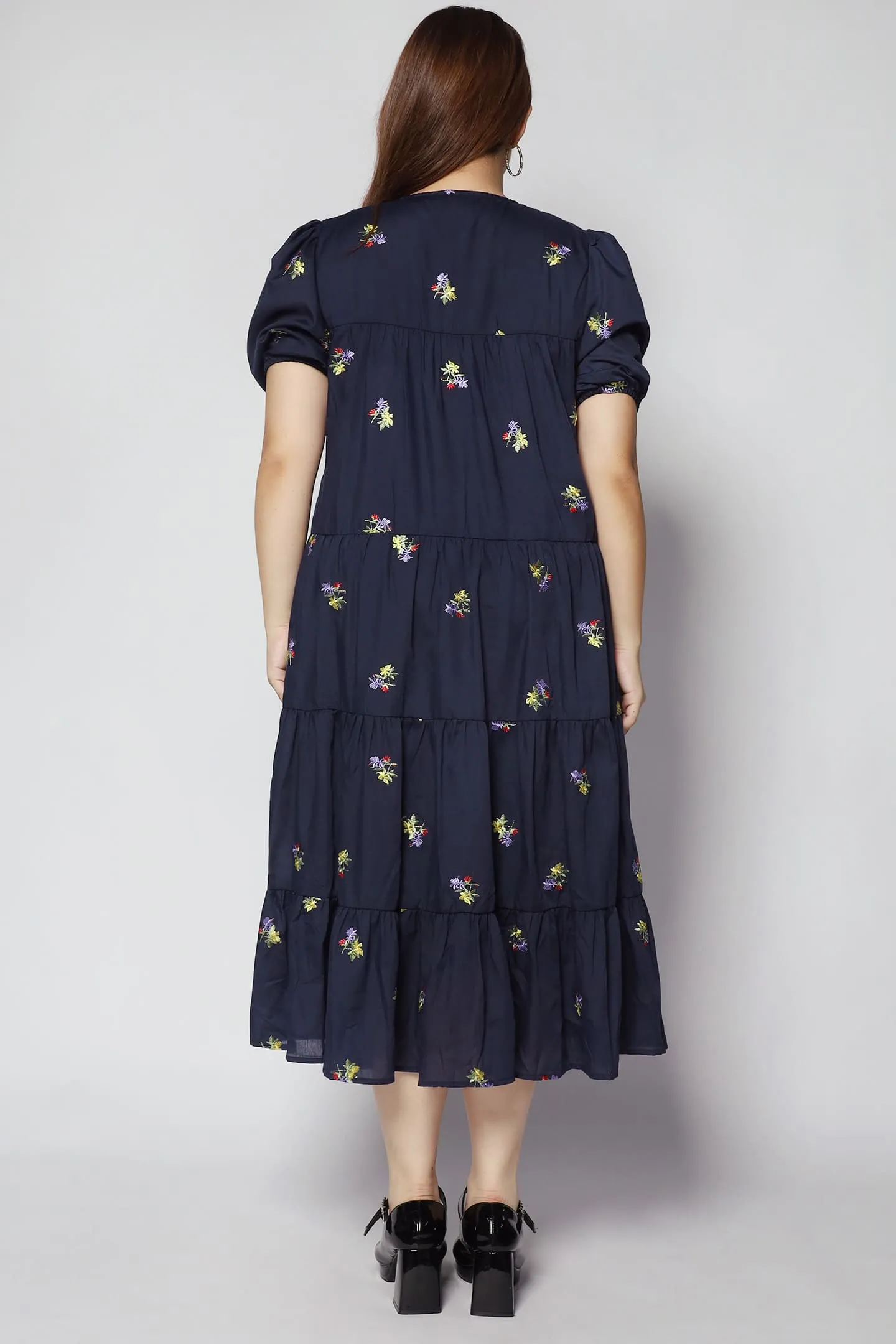 Backorders Sydney Dress in Holly Embroidery