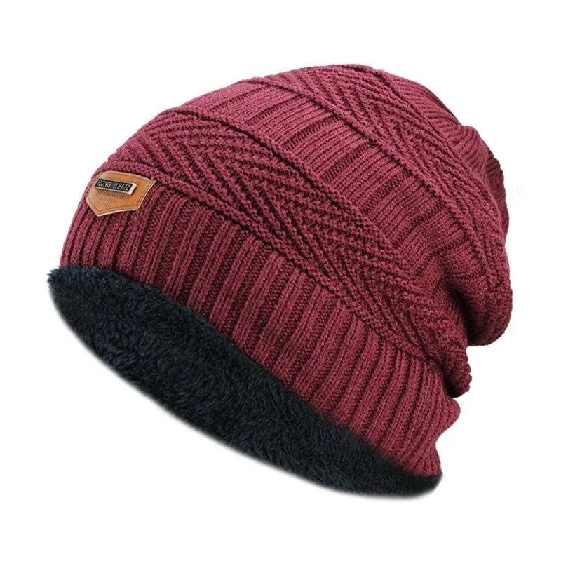 Beanies Knit Winter Cap For Man