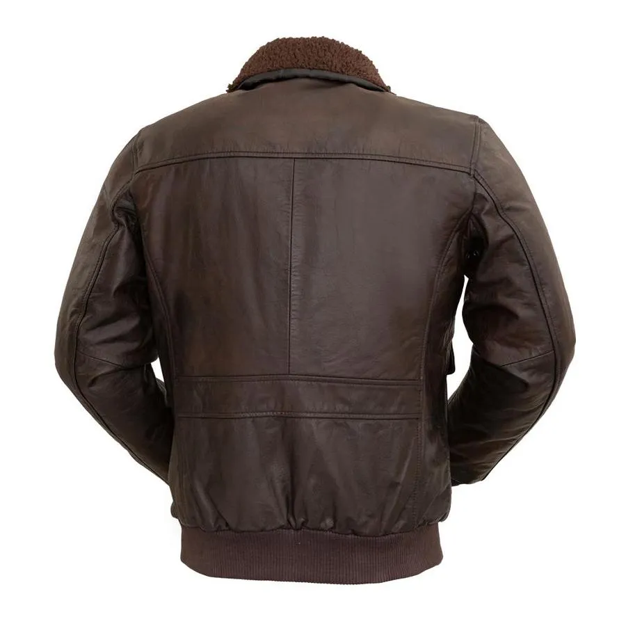 BOMBER - MEN'S LEATHER JACKET