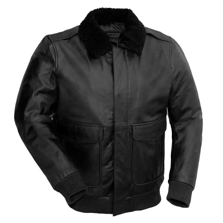 BOMBER - MEN'S LEATHER JACKET