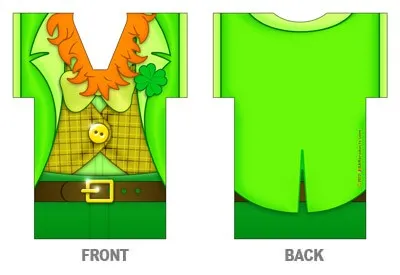 Bottle Cooler - T-Shirt Style - Leprechaun