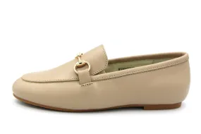 Boutaccelli  Nude Leather Slip On With Chain  KENNEDY