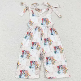 Boutique Baby Girls Jumpsuit Cartoon Print Cute Jumpsuits SR0435