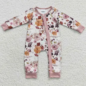 Boutique Baby Girls Rompers Pumpkin Jumpsuit LR0363