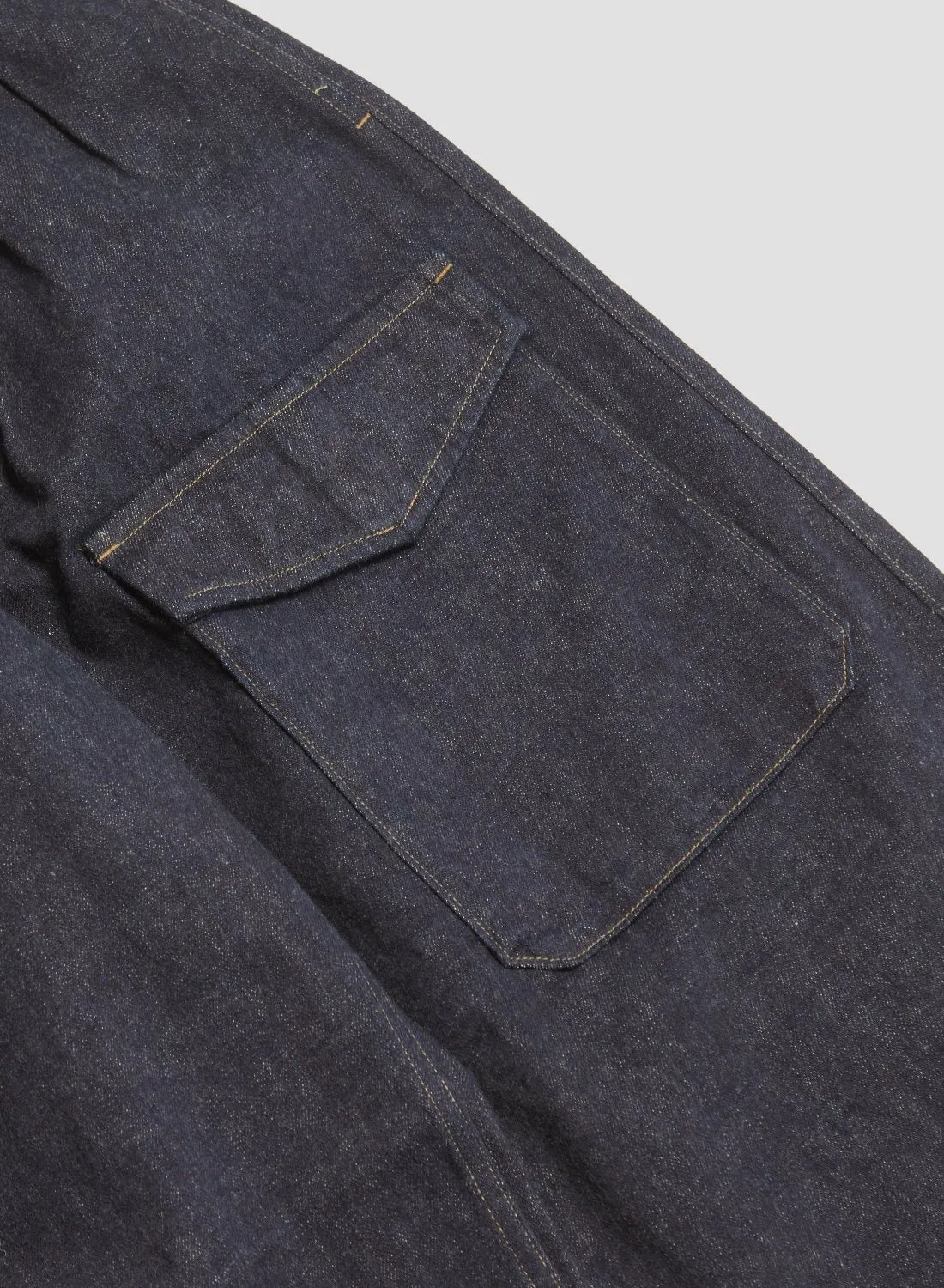 British Army Pant Loose Denim in Indigo