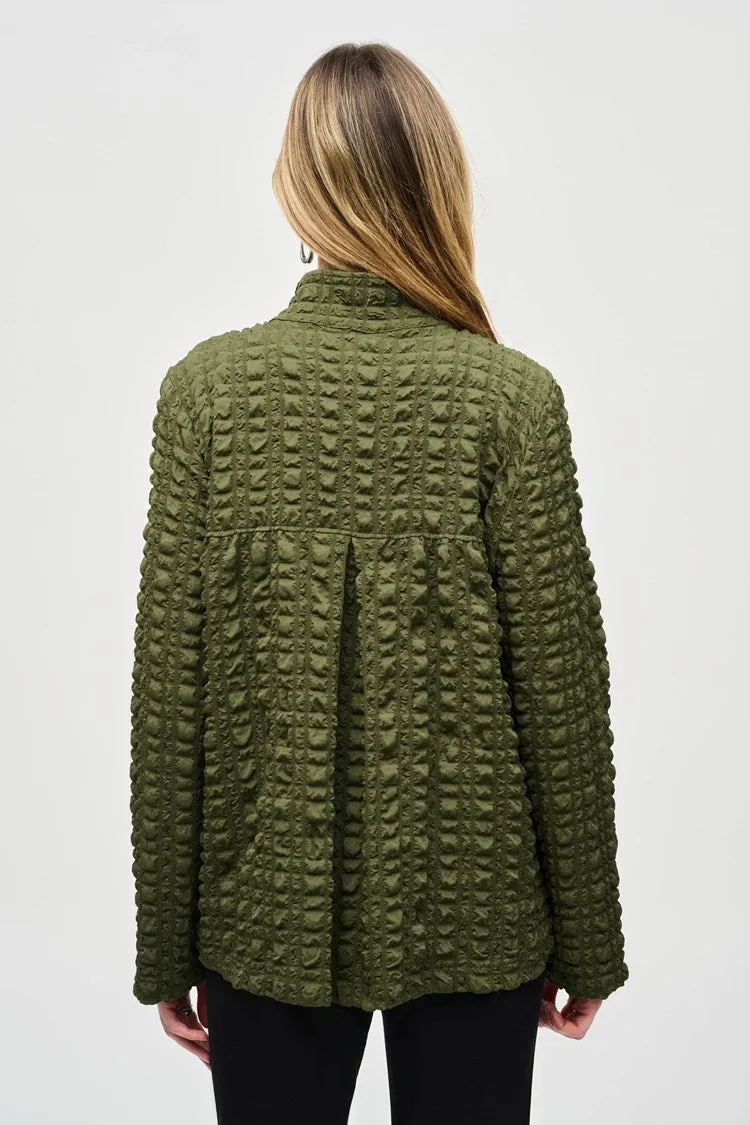 Bubble jacquard jacket