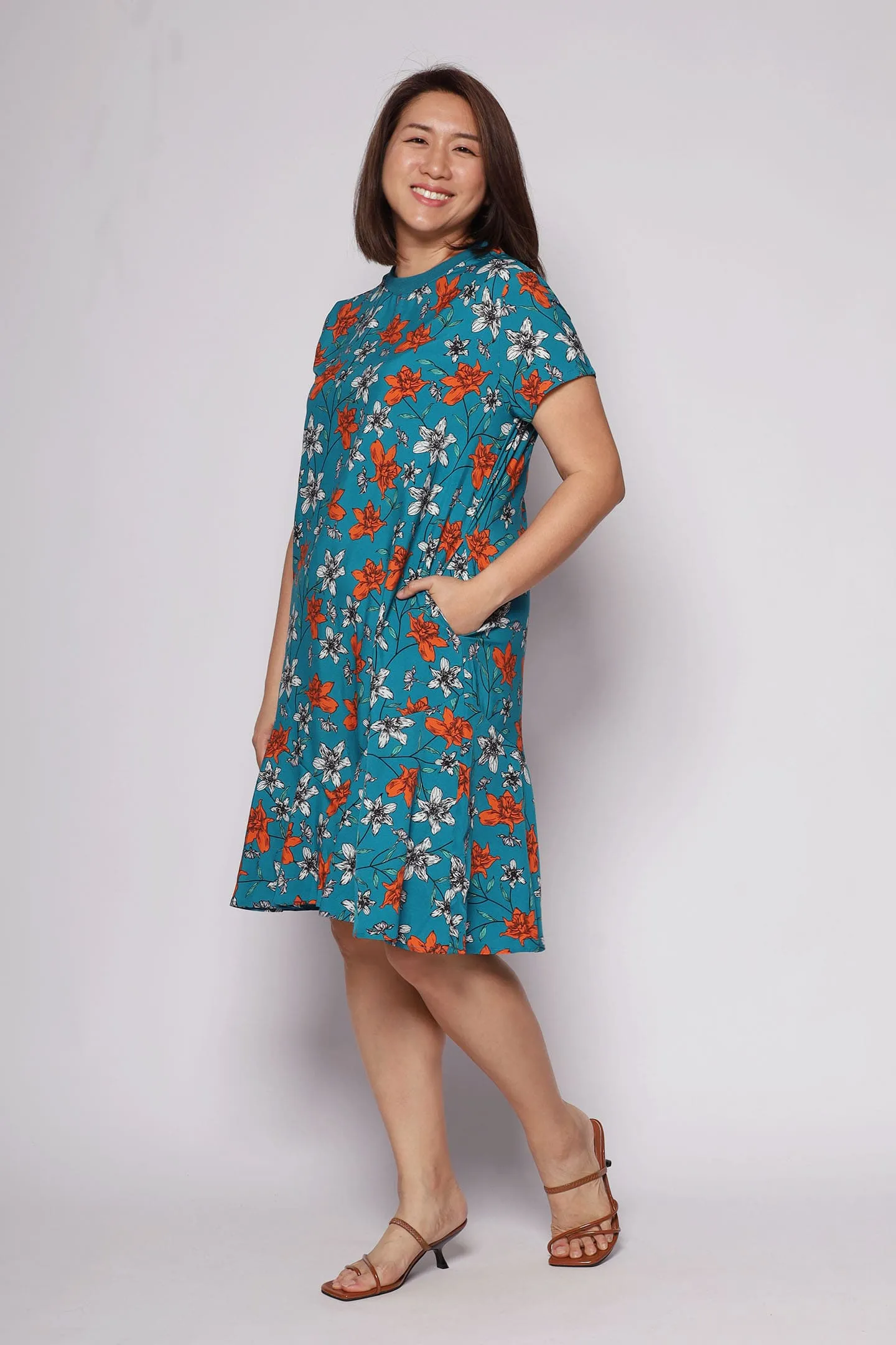 Bundchen Dress in Floral Fantasy