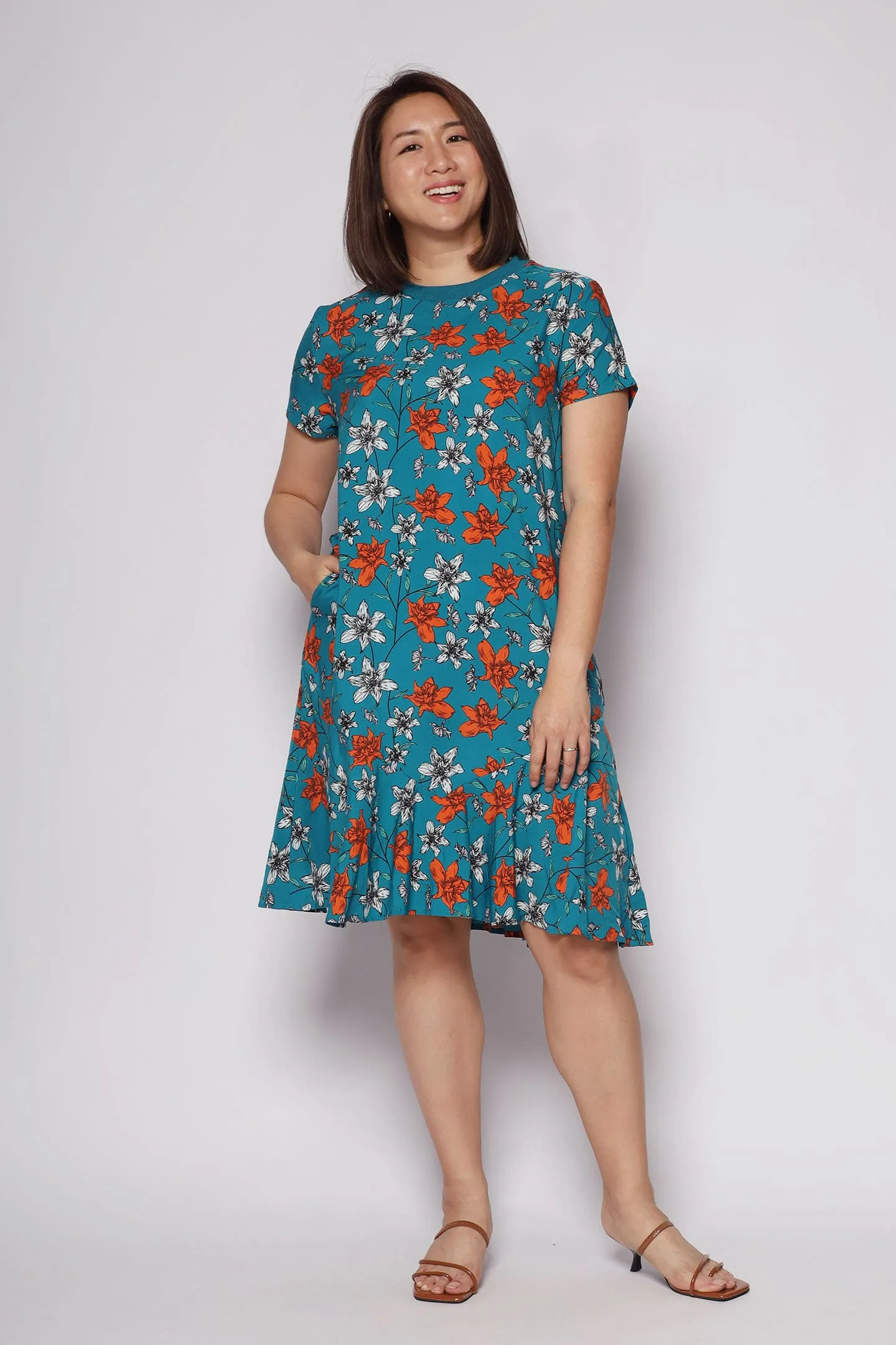 Bundchen Dress in Floral Fantasy