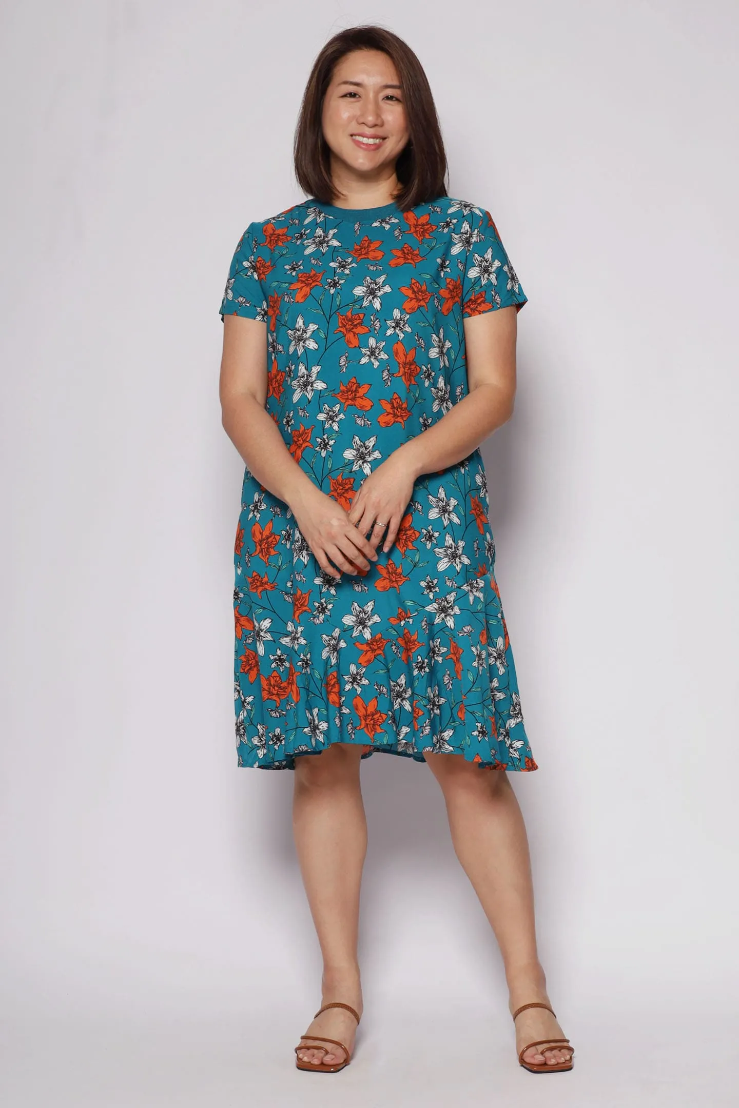 Bundchen Dress in Floral Fantasy