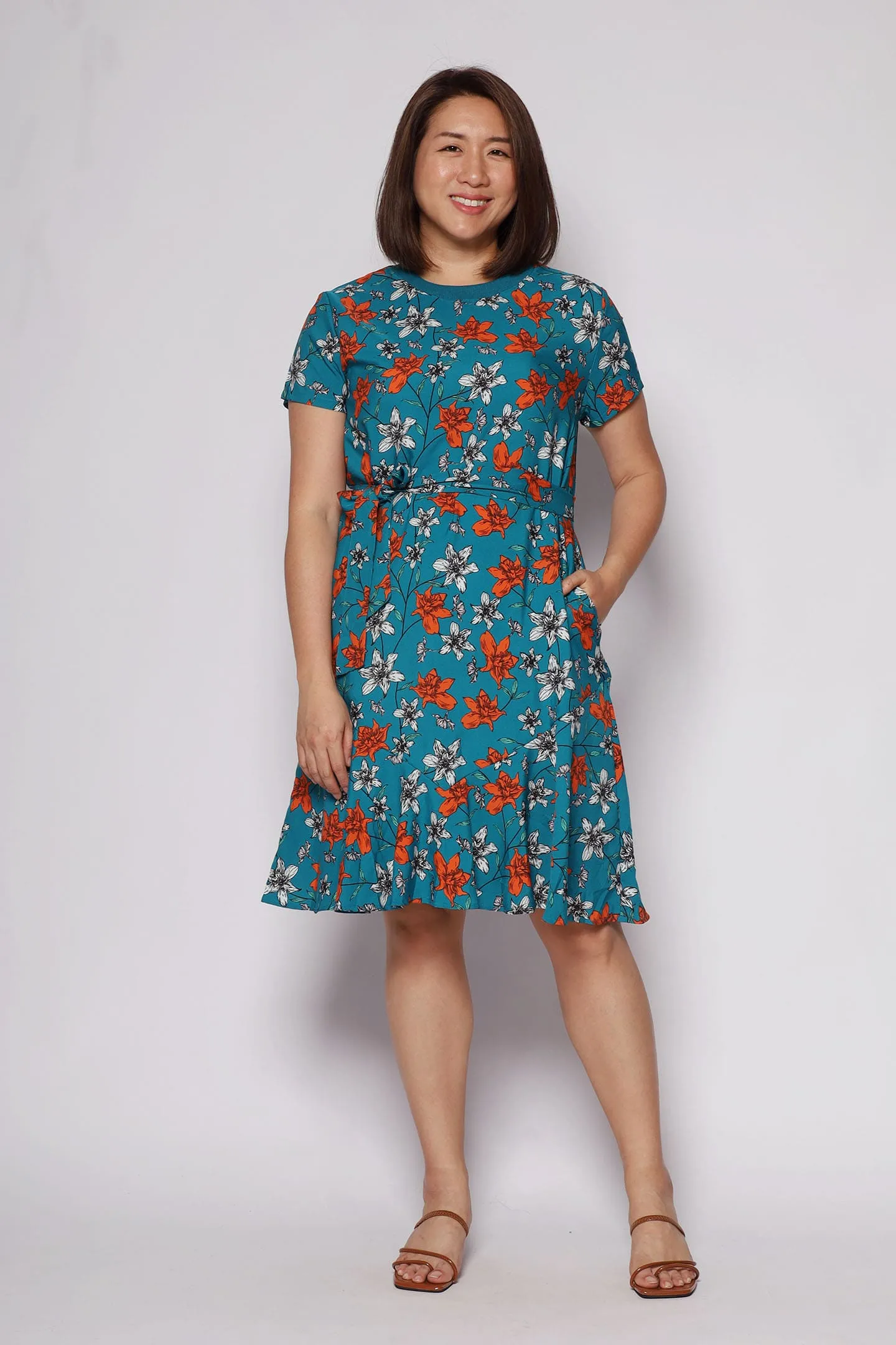 Bundchen Dress in Floral Fantasy