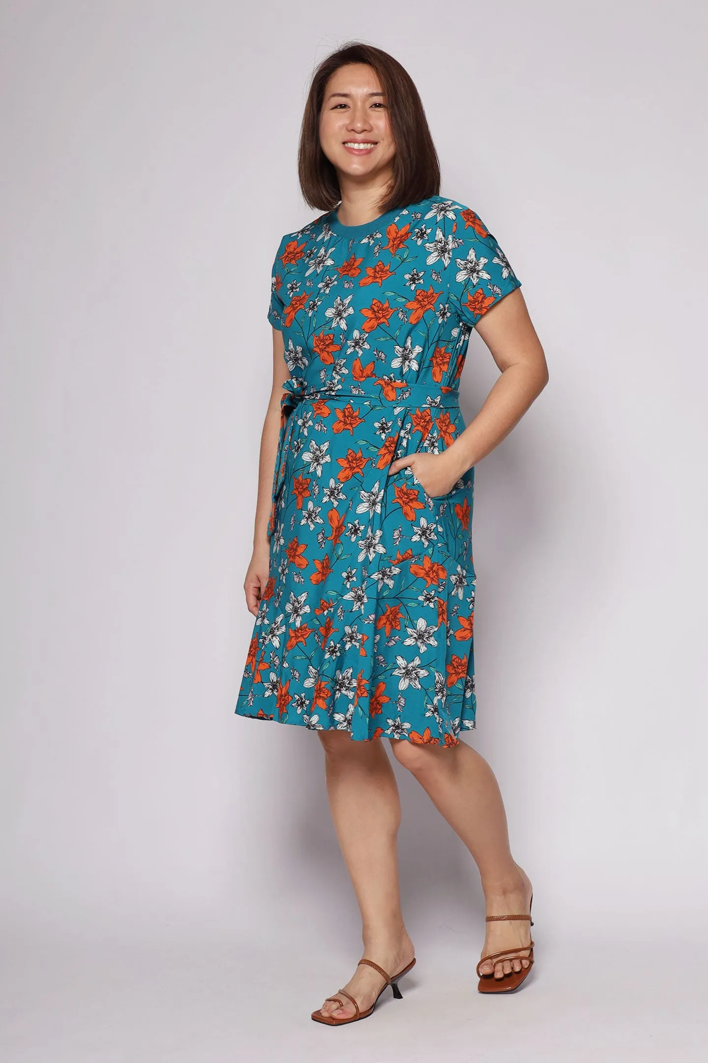 Bundchen Dress in Floral Fantasy