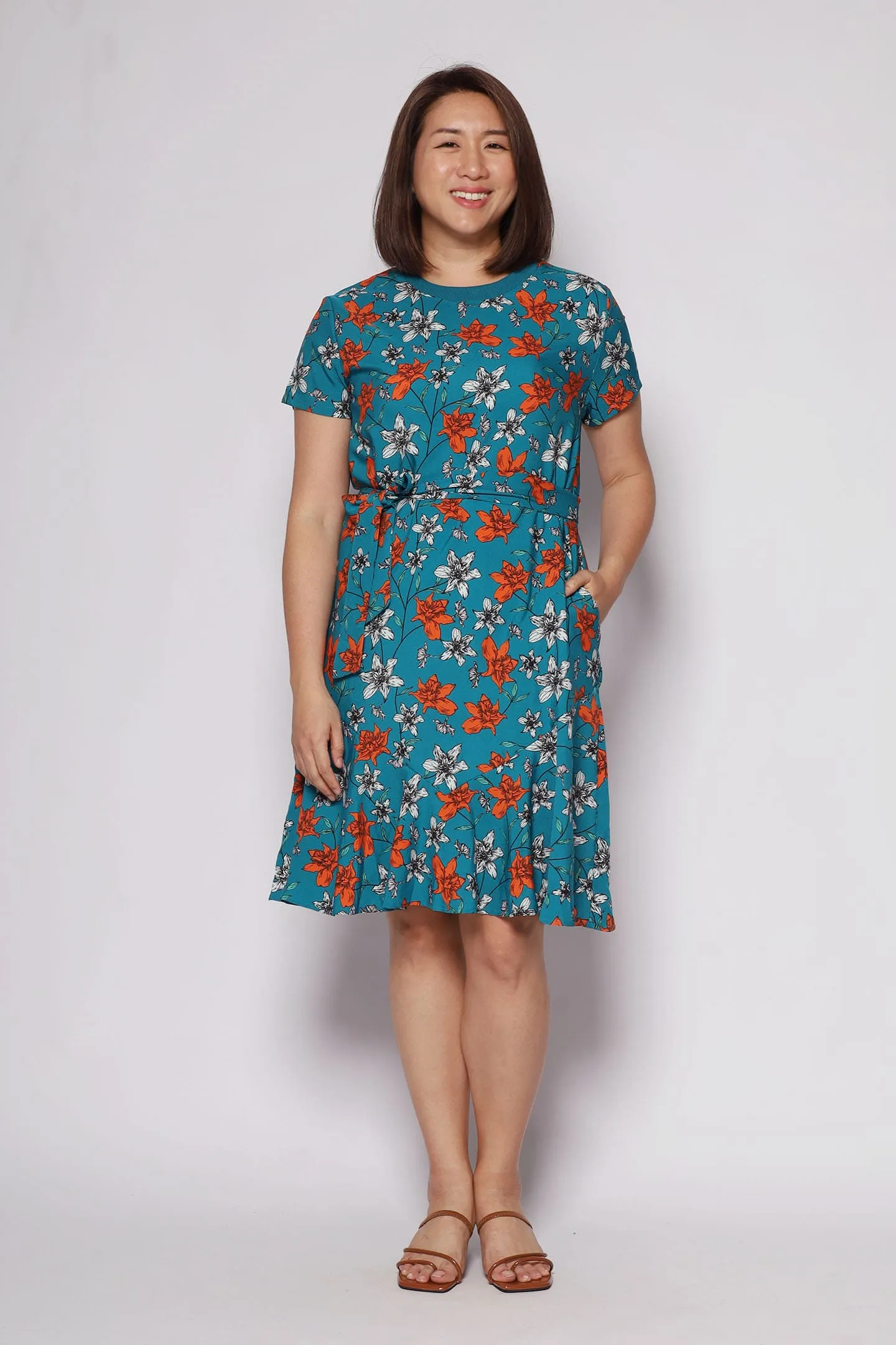 Bundchen Dress in Floral Fantasy