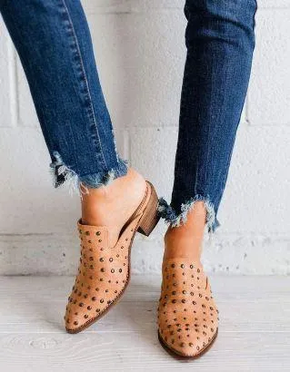 Cara Studded Mules