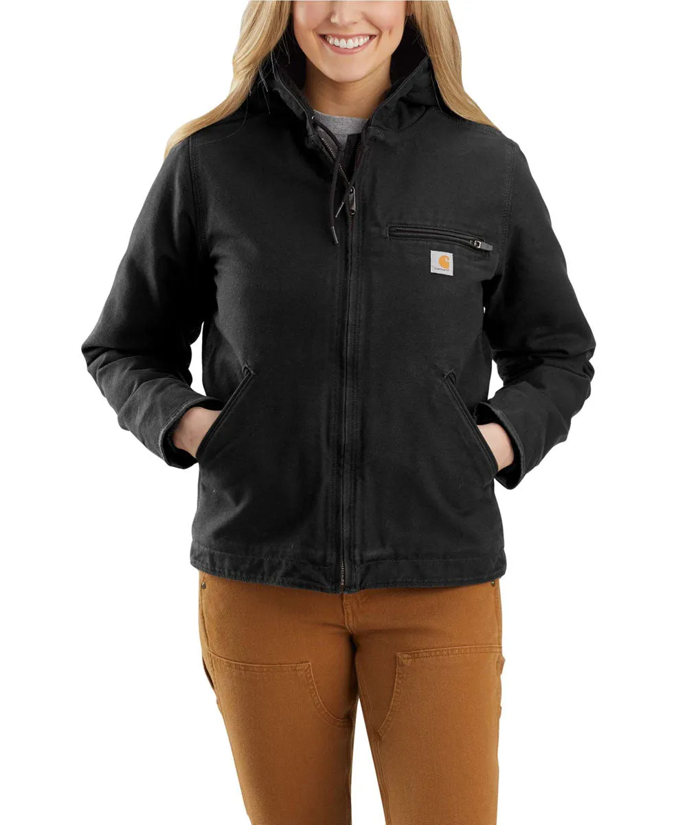 Carhartt Women's Sherpa Lined Sierra Jacket - Black