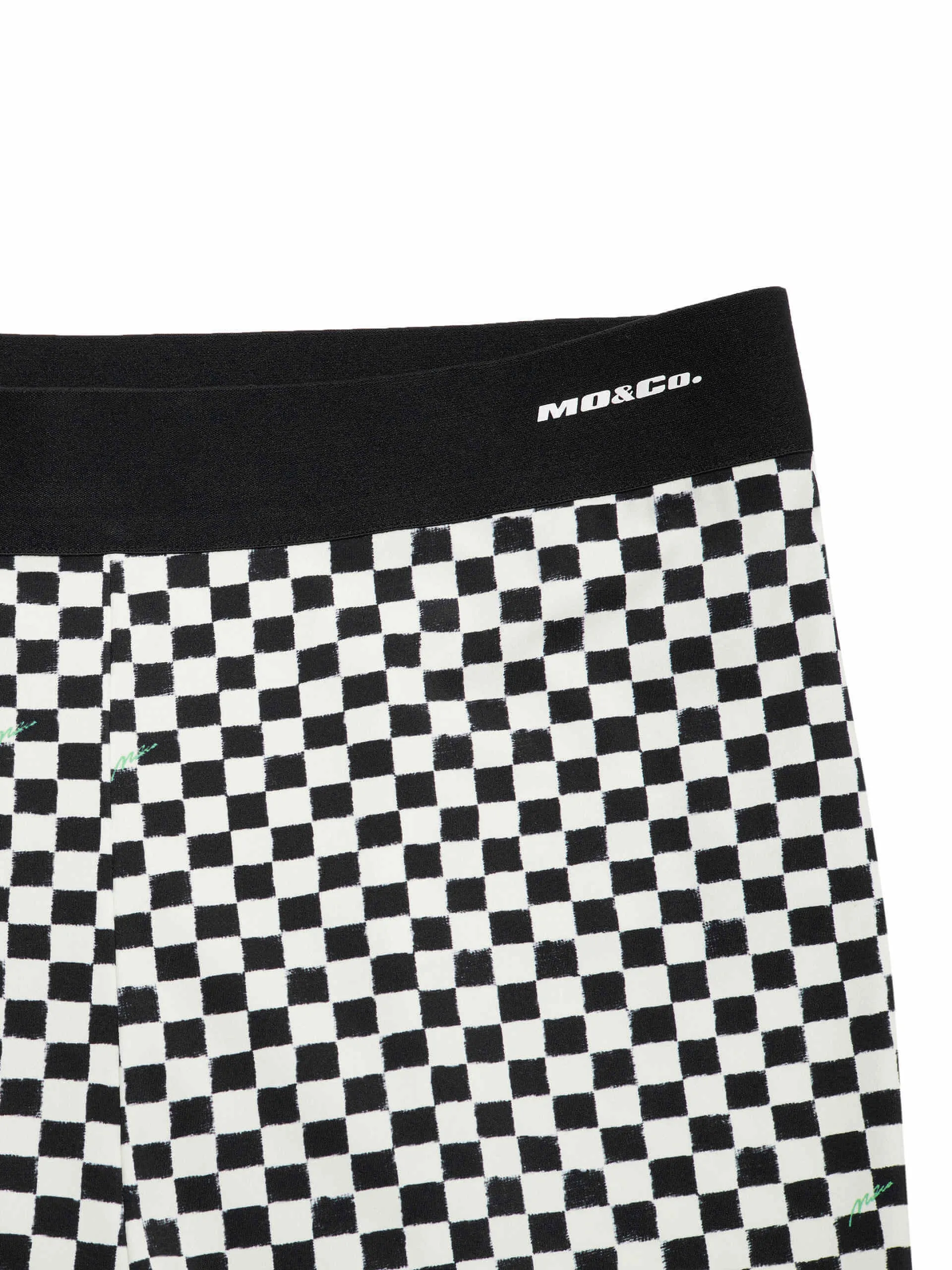 Checkered Super Stretch Pants