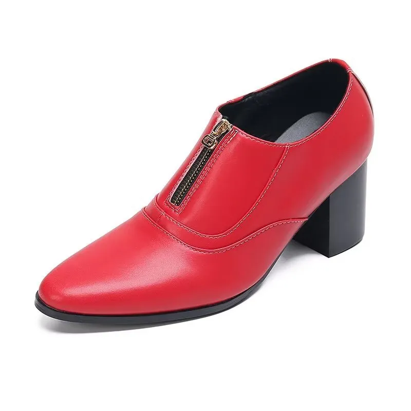 Chic Genuine Leather Slip-on Dress Shoes