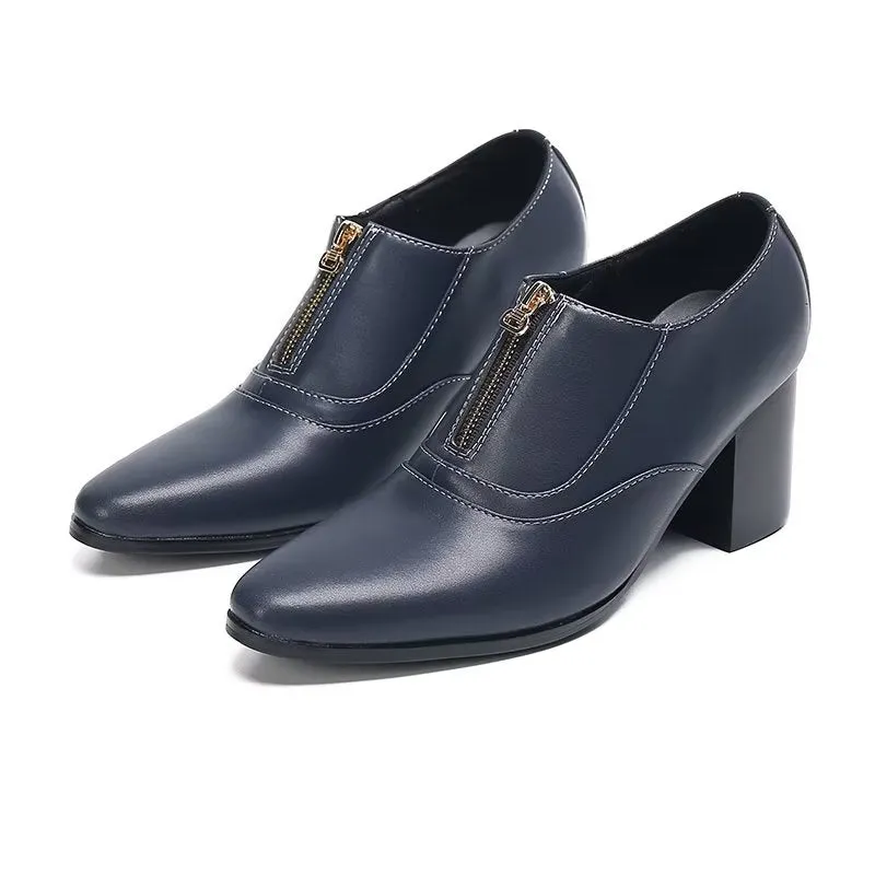 Chic Genuine Leather Slip-on Dress Shoes