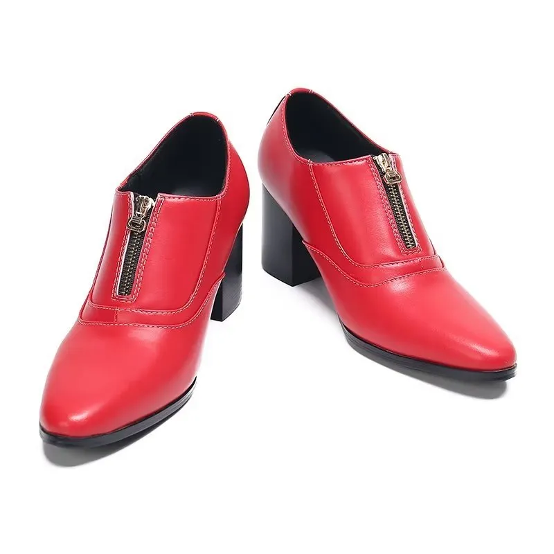 Chic Genuine Leather Slip-on Dress Shoes