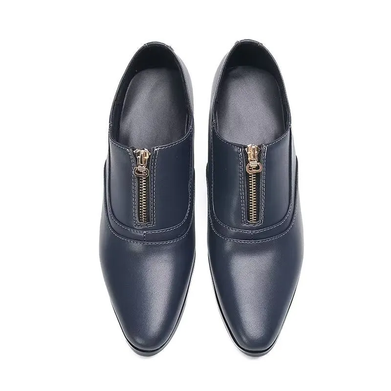 Chic Genuine Leather Slip-on Dress Shoes