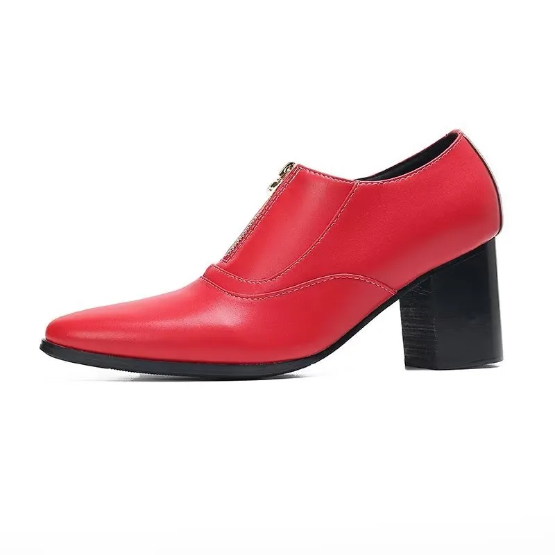 Chic Genuine Leather Slip-on Dress Shoes