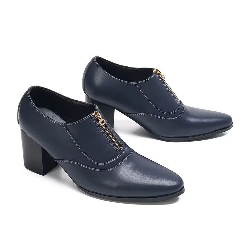 Chic Genuine Leather Slip-on Dress Shoes