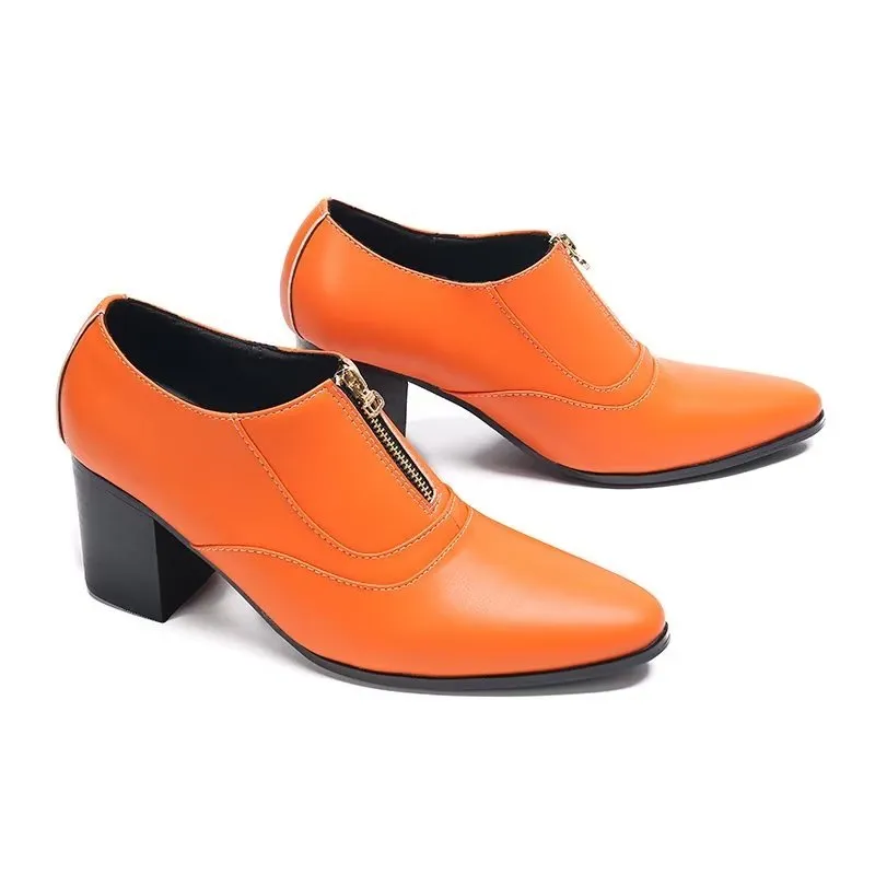 Chic Genuine Leather Slip-on Dress Shoes