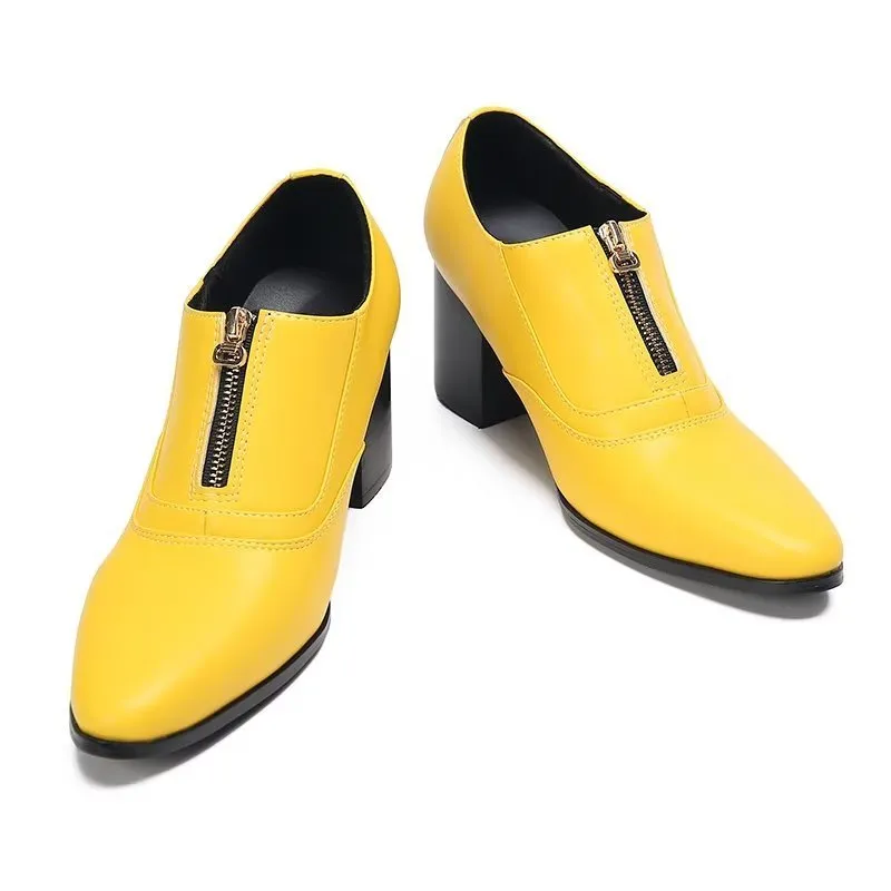 Chic Genuine Leather Slip-on Dress Shoes