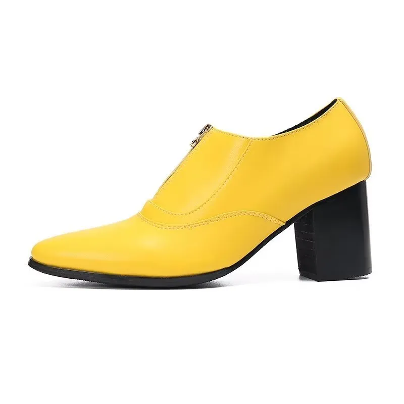 Chic Genuine Leather Slip-on Dress Shoes