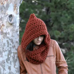 Chunky Hood Scarf | THE WELS