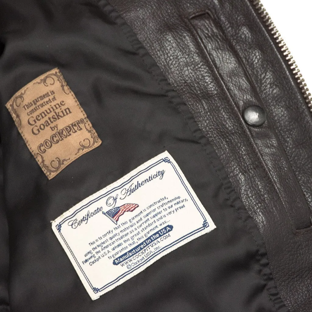 Classic Naval Aviator's "100 Mission" Flight Jacket (without patches)