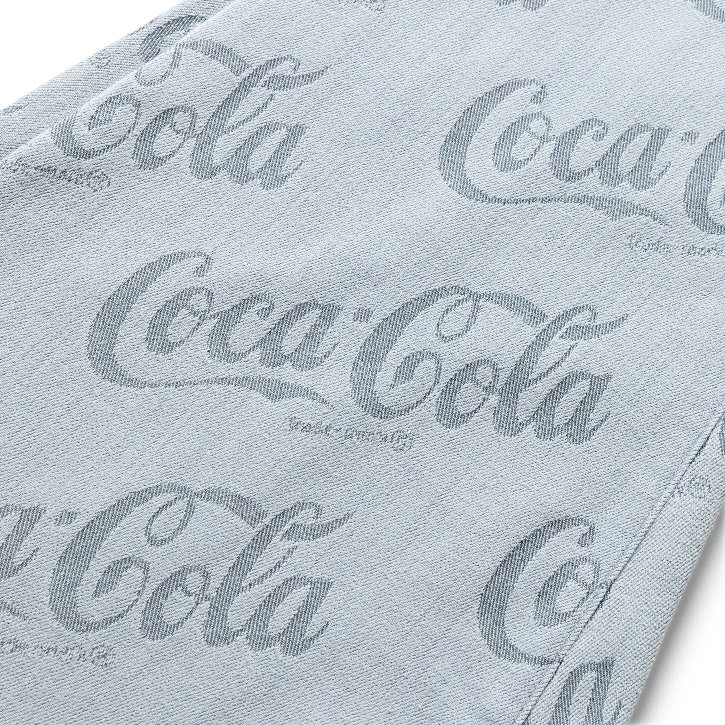 COCA-COLA JACQUARD DENIM FLARE PANTS